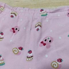 【100cm】パジャマ上下セット 女の子 子供服 ポケットビスケッツ ミキハウスの画像