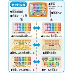 アンパンマン よみかきカラーキッズタブレットDXの画像