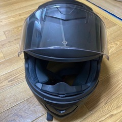 バイクのヘルメット（ジェットタイプ）の画像