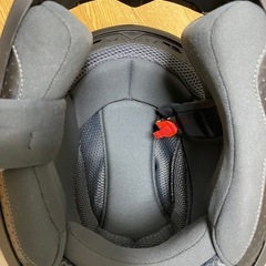 バイクのヘルメット（ジェットタイプ）の画像