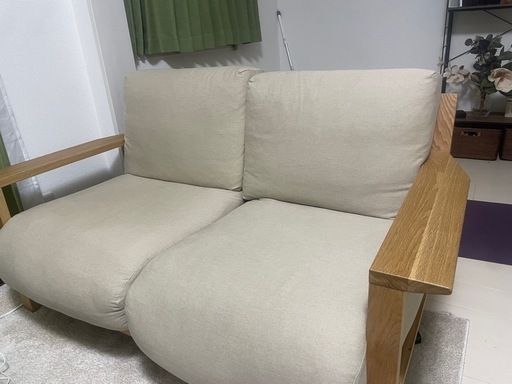 【値下げしました！】無印良品2人がけソファ