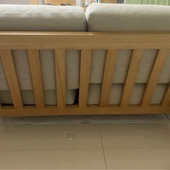 【美品】無印良品2人がけソファの画像