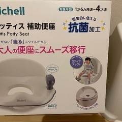 未使用品【Richell】補助便座　トイレサポートステップの画像
