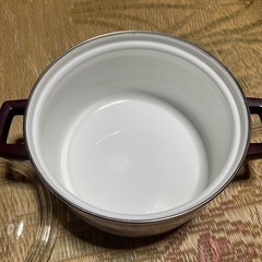 未使用　ホーロー鍋の画像