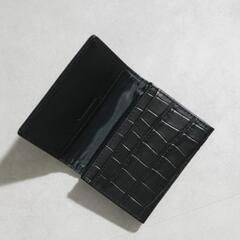 CECIL McBEE/セシルマクビーCROCODILE EMBOSS WALLET カードケースの画像
