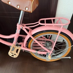 ブリジストン自転車　ハッチ　16インチ　ピンクの画像