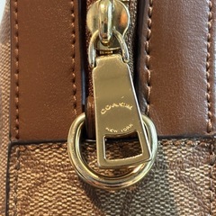 COACH シグネチャー ビジネスバッグ ブラウンの画像