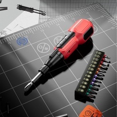 小型 電動ドライバー USB充電式 携帯 ドライバー コードレス コンパクトの画像