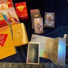 タロット占い道具10点セット（タロットカード＆タロットクロス＆ルーンストーン）の画像