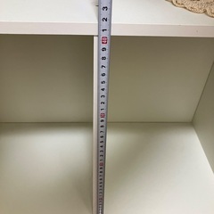 白の３段カラーボックス無料で差し上げますの画像