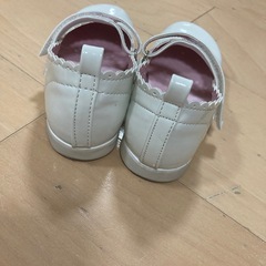 フォーマル　シューズ　16.0 白　結婚式　発表会の画像