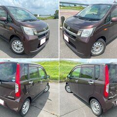 自社ローン！！ダイハツ ムーヴ 車検9年1月 H25年式 X SA ブラウン 9万キロ台の画像