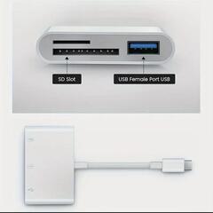 新品未使用マルチ3in1メモリカードリーダーType-C の画像