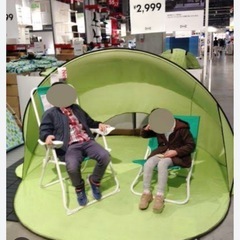IKEA ポップアップテントの画像
