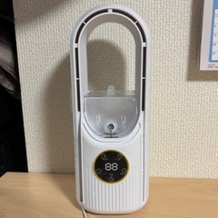 タワーファン　扇風機　冷風機　卓上　羽無し　ミスト　切り替え　の画像