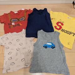 【21枚セット】 90サイズ　男の子　服　Tシャツ　肌着　タンクトップの画像