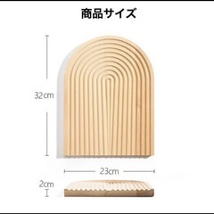 ウッド トレー 木製 プレート 皿 トレイ 北欧 おしゃれ 韓国インテリア 未使用の画像