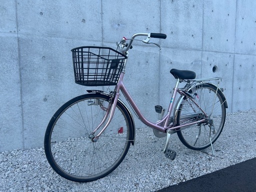 R9 ブリヂストン EB60U B8K　エブリッジ EBRIDE 26インチ 自転車　ピンク色 学生さん ママチャリ お買い物 現状 R9 ブリヂストン EB60U B8K エブリッジ EBRIDE 26インチ 自転車 ピンク
