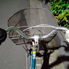 自転車27インチ LEDオ−トライト 3段ギア（青）の画像