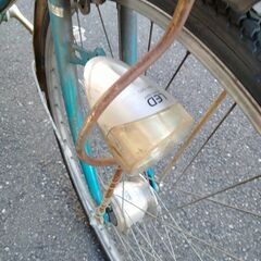 自転車27インチ LEDオ−トライト 3段ギア（青）の画像