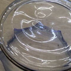 骨董品　大正ガラス　昭和初期　大型　金魚鉢　気泡　水槽　の画像