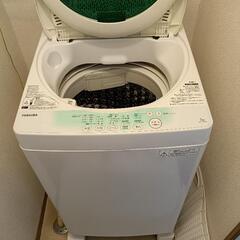 洗濯機、東芝、5キロ（条件アリで無料）の画像