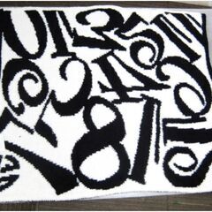 きれい　フランクミュラー×カシウェア　コラボ　ハーフ　ブランケット　(タグ付き)　85cm×110cm　ネイビー　ホルダー付　FRANCK MULLERの画像