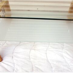 おしゃれ　ガラスリビングテーブル　センターテーブル ローテーブル ソファテーブル 幅96cm 　テーブル　机　デザイン家具　空間演出の画像