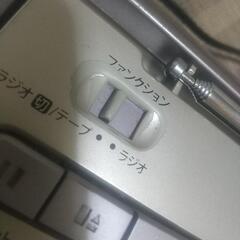 ラジカセ&カセットテープの画像