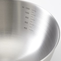 無印良品　ステンレスボール Ｍ・約直径１９×高さ８ｃｍの画像
