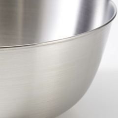 無印良品　ステンレスボール Ｍ・約直径１９×高さ８ｃｍの画像