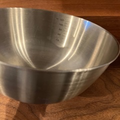 無印良品　ステンレスボール Ｍ・約直径１９×高さ８ｃｍの画像