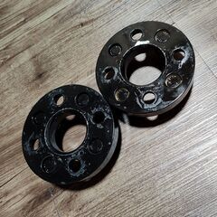 【着払い可能】 2枚セット Durax デュラックス ワイドトレッドスペーサー ワイトレ 20mm PCD100 4H M12×P1.5 アルミ鍛造 A6061-T6 ツライチの画像