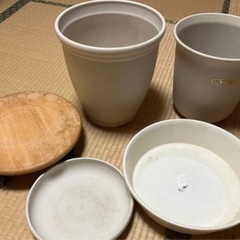 湯呑みセット　大皿　植木鉢など
の画像