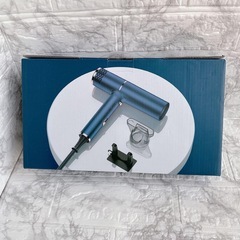 1500W ドライヤー 青 折りたたみ式 3段階調節 大風量の画像