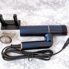 1500W ドライヤー 青 折りたたみ式 3段階調節 大風量の画像