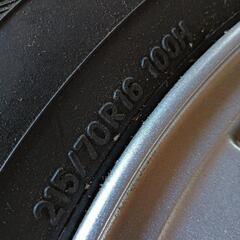 三菱デリカ　ホイール②　215/70R16 バリ山の画像