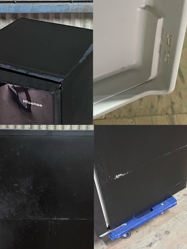SNT729 Hisence 2ドア冷凍冷蔵庫 HR-D15AB 2017年製 150L ハイセンス 単身者向け 一人暮らし