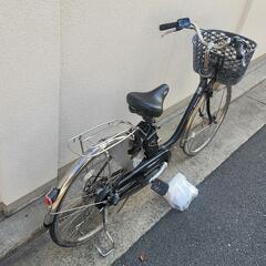 パナソニック♪電動アシスト自転車♪8Ah♪ブラック (Shin Kaji