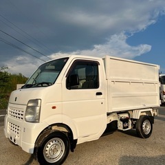 平成25年‼️スズキキャリィ清掃ダンプ‼️4WD‼️MT‼️車検付き‼️の画像