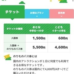 城島高原パーク/入園無料券の画像
