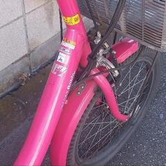 ヤマハYAMAHAパスバビー電動自転車子供乗せマゼンダの画像