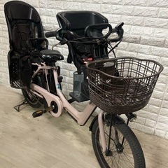 🌸美品🌸室内保管🌈大容量バッテリー8Ah🌸パナソニックギユットアニーズ🌸子供乗せ電動自転車の画像
