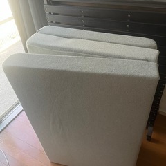 【折りたたみ 】すのこベッド➕マットレスの画像