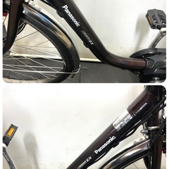 1年保証 送料無料　パナソニック　ビビEX 26インチ　茶色　電動アシスト自転車 g730の画像