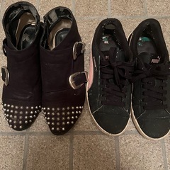 靴 スニーカー パンプス　中古 7足 まとめての画像