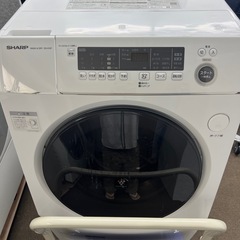 SHARP ES-H10F-WL ドラム式洗濯機 2022 ジャンク　の画像