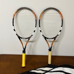 2本セット✨Babolat PURESTORM ピュアストーム 硬式 中古の画像
