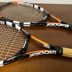 2本セット✨Babolat PURESTORM ピュアストーム 硬式 中古の画像