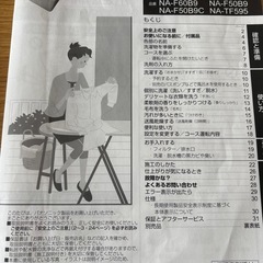 洗濯機Panasonic NA-F50B9 の画像